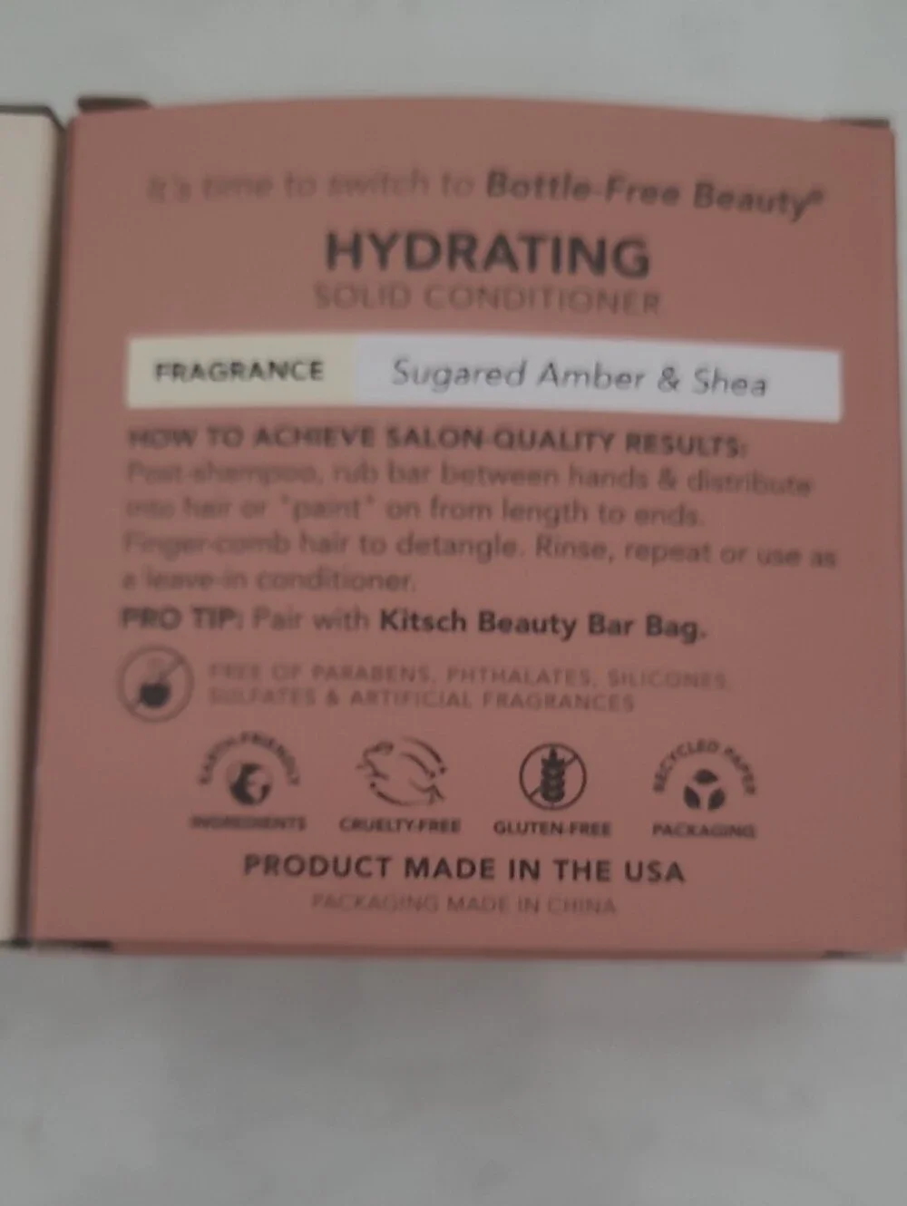 Kirch Castor Oil Shampoo Bar and Shea Butter Conditioner Bar